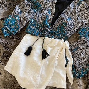 12th Tribe Valenzuela Nights Bell Sleeve Top